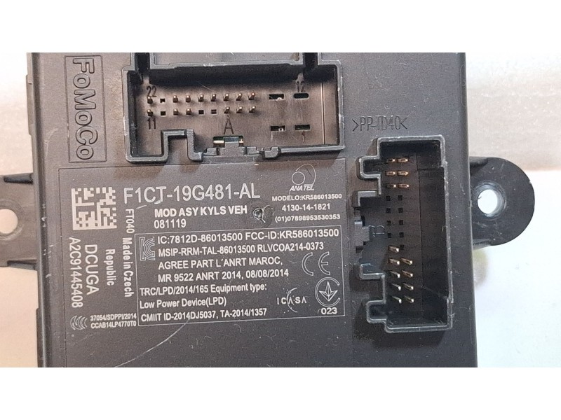Recambio de modulo electronico para ford kuga ii (dm2) 2.0 tdci referencia OEM IAM F1CT19G481AL  