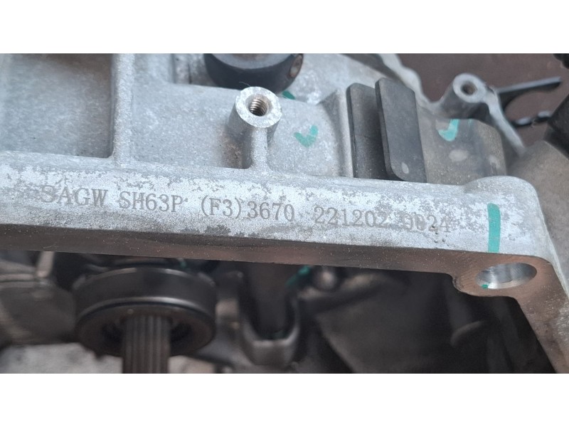 Recambio de caja cambios completa para mg zs suv (azs1) 1.5 vti referencia OEM IAM SH12M5F3 / SH63P  