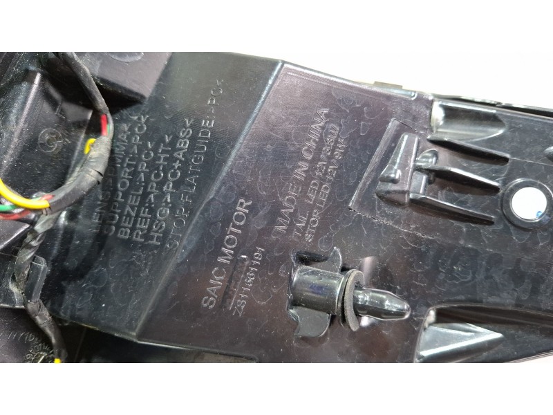 Recambio de piloto carrocería trasero izquierdo para mg zs suv (azs1) 1.5 vti referencia OEM IAM   