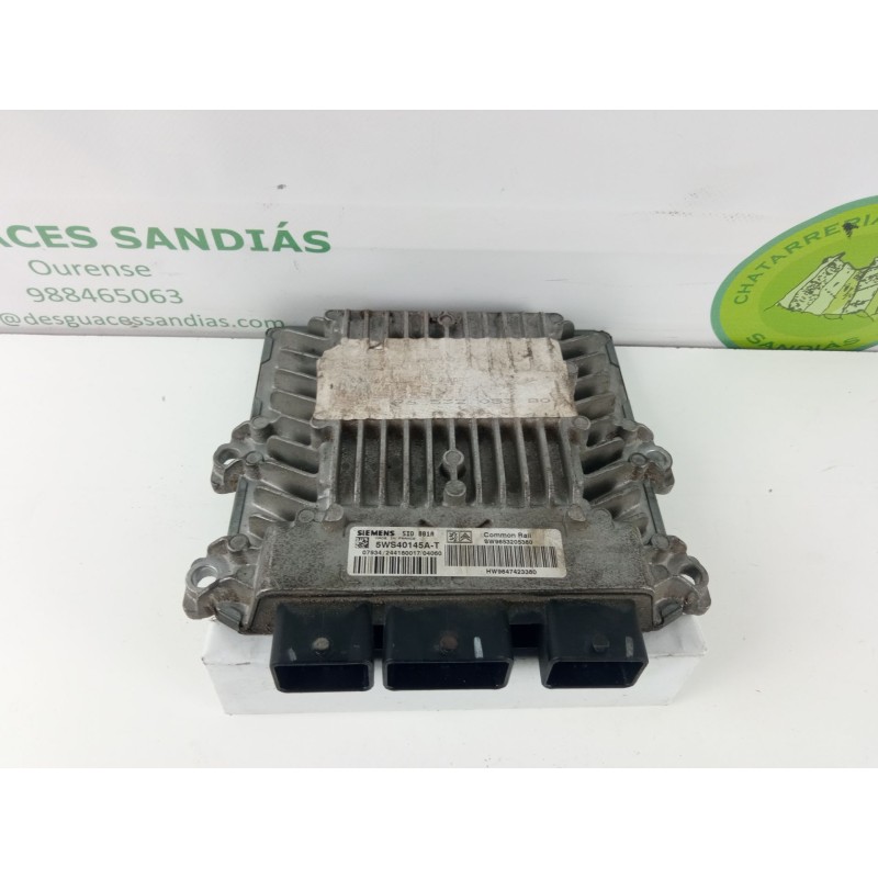 Recambio de centralita motor para peugeot 307 referencia OEM IAM 9647423380 5WS40145A-T 9653205380