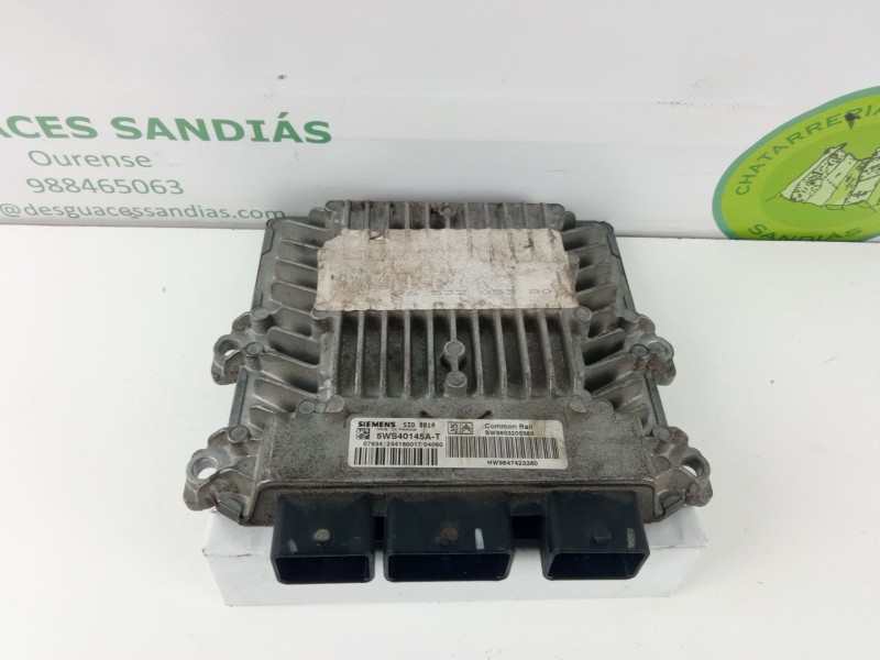 Recambio de centralita motor para peugeot 307 referencia OEM IAM 9647423380 5WS40145A-T 9653205380