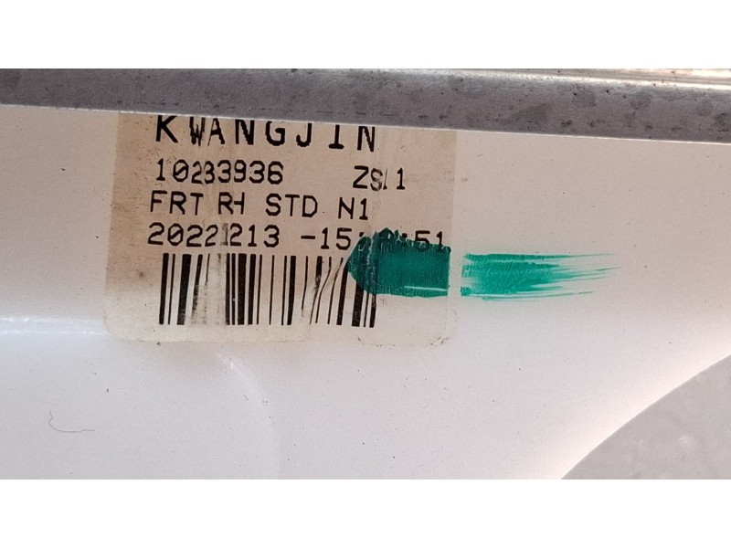 Recambio de elevalunas delantero derecho para mg zs suv (azs1) 1.5 vti referencia OEM IAM 10233936  
