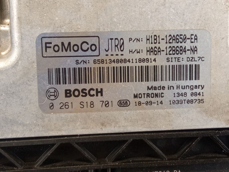 Recambio de centralita motor para ford fiesta referencia OEM IAM 0261518701  