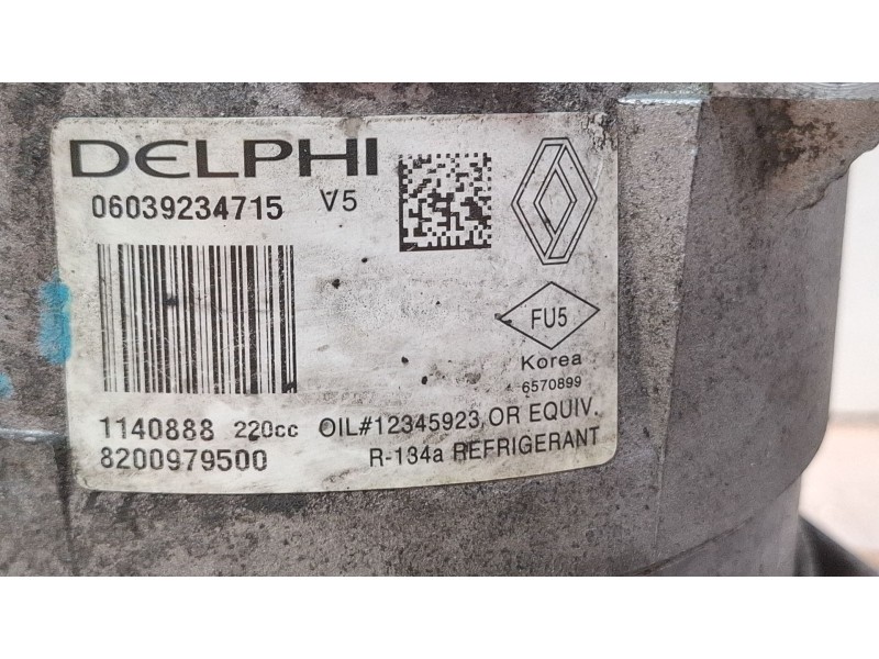 Recambio de compresor aire acondicionado para renault master 2.5 dci, 120cv referencia OEM IAM 8200979500  