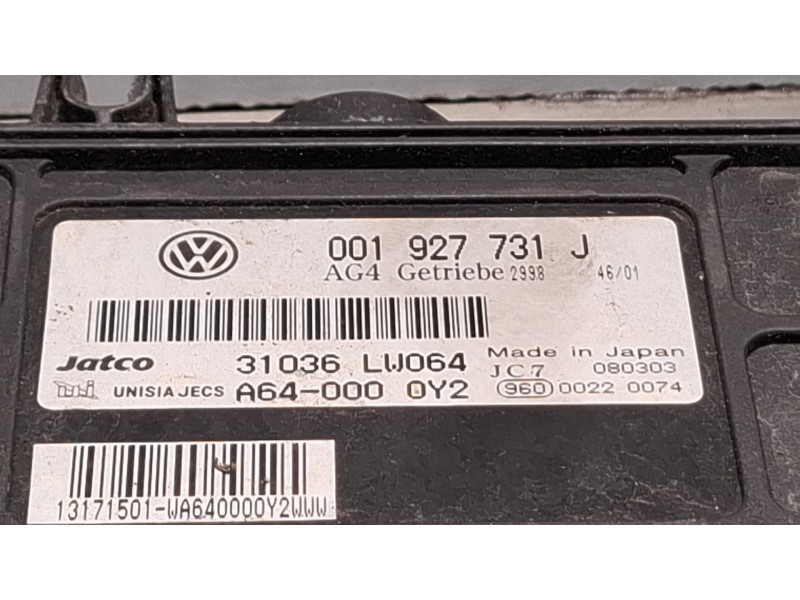 Recambio de centralita cambio automatico para seat ibiza iii (6l1) 1.4 16v referencia OEM IAM 001927731J  
