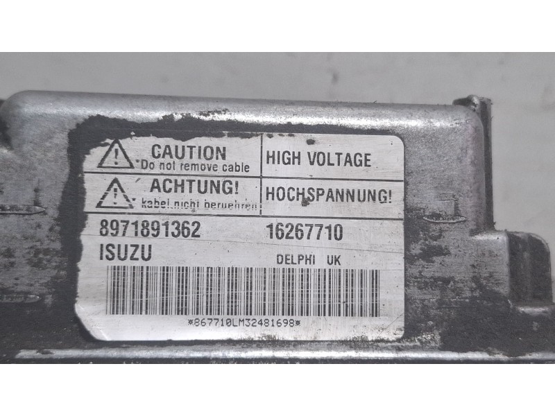 Recambio de centralita motor para opel astra g 1.7dti 75cv referencia OEM IAM 8971891362 / 16267710  