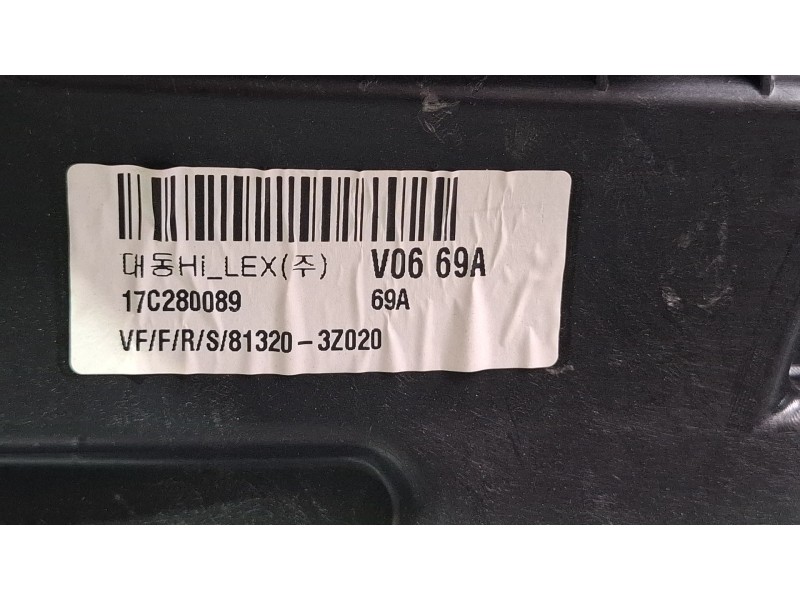 Recambio de elevalunas delantero derecho para hyundai i40 i (vf) 1.7 crdi referencia OEM IAM 813203Z020  