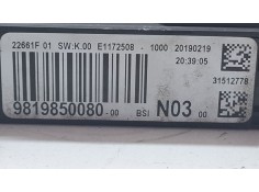 Recambio de centralita bsi para peugeot 2008 referencia OEM IAM 9819850080   2