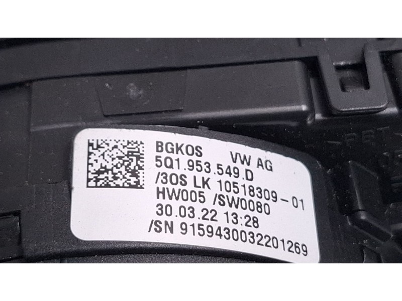 Recambio de mando multifuncion para seat leon sportstourer referencia OEM IAM 5Q1953507GE / 5Q1953549D /  