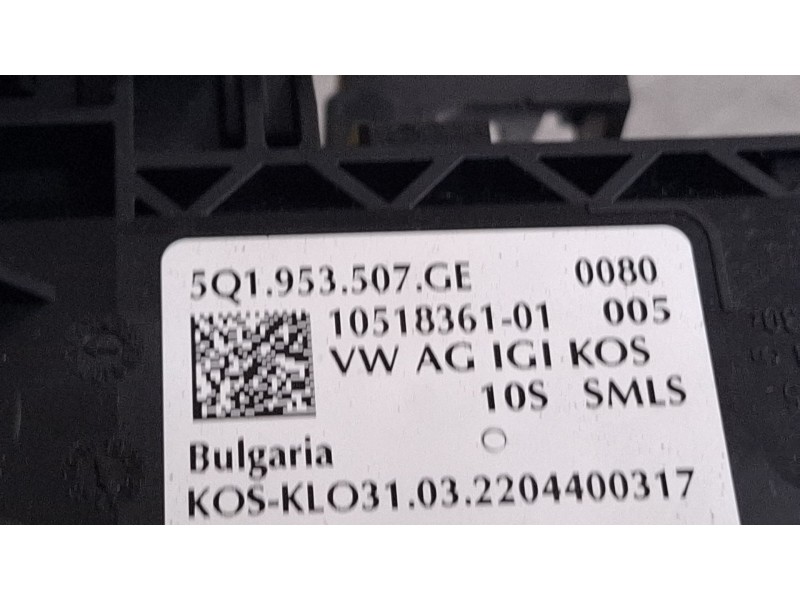 Recambio de mando multifuncion para seat leon sportstourer referencia OEM IAM 5Q1953507GE / 5Q1953549D /  