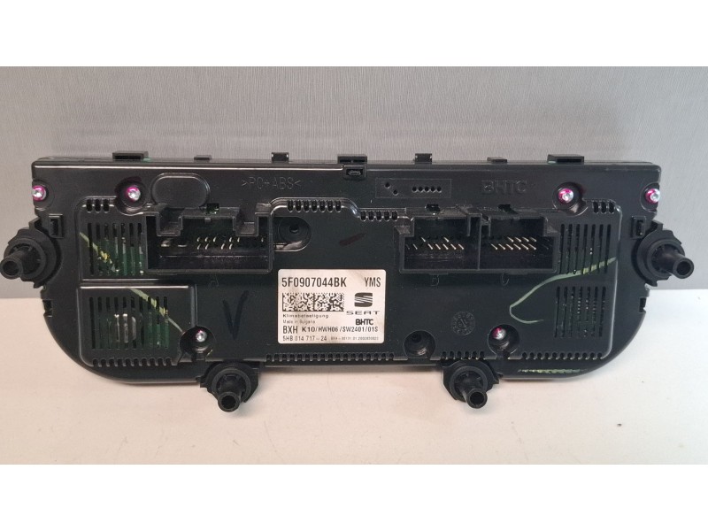 Recambio de mando calefaccion aire acondicionado para seat leon sportstourer referencia OEM IAM 5F0907044BK  