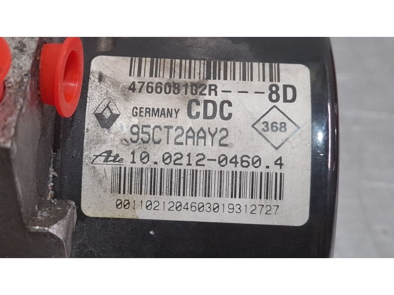 Recambio de modulo abs para renault fluence referencia OEM IAM 476608102R / 96CT2AAY2  