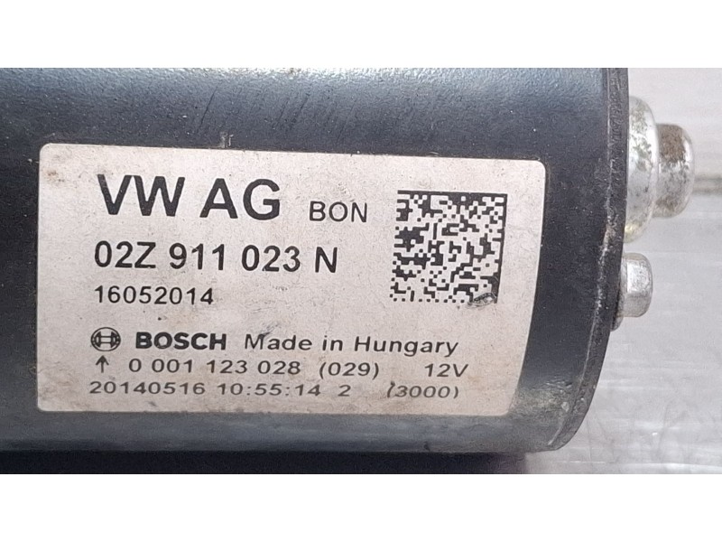 Recambio de motor arranque para seat ibiza iv (6j), 5p, 5v, 1.6 tdi, 105cv, cay. 4ª gemeracion (05/08-05/17), fase 2 (4/12-4/15)