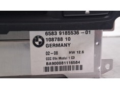 Recambio de sistema audio / radio cd para bmw s3 e90 3.0d, 286cv fase 1, berlina (sedán) referencia OEM IAM 10878810 / 6583 9185 2