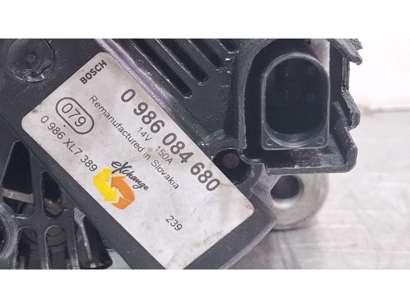 Recambio de alternador para bmw s3 e90 3.0d, 286cv fase 1, berlina (sedán) referencia OEM IAM 0986084680  