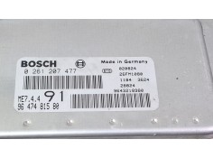 Recambio de centralita motor para peugeot 206 coupee cabrio 2p, 1.6 gasolina, 16v 110cv, nfu 1ª generacion fase 1(09/98-03/03) r 2
