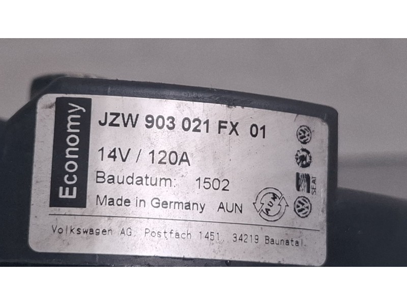 Recambio de alternador para volkswagen passat 1.9tdi 130cv 4p referencia OEM IAM 903021FX01  