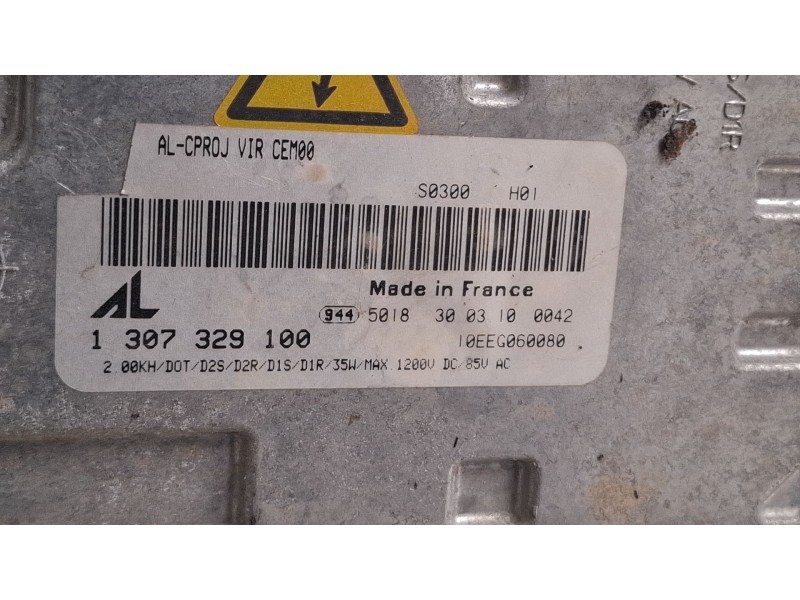 Recambio de faro delantero izquierdo para citroën c6 v6, 4p, 6v automátic, 2.7 hdi, 204 cv fabricación del 11/2005 al 12/2012 re