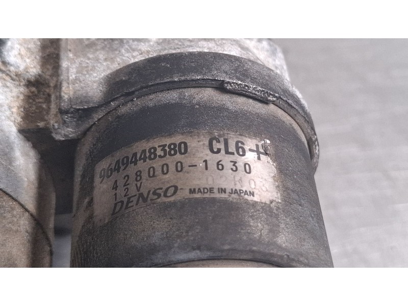 Recambio de motor arranque para citroën c6 v6, 4p, 6v automátic, 2.7 hdi, 204 cv fabricación del 11/2005 al 12/2012 referencia O