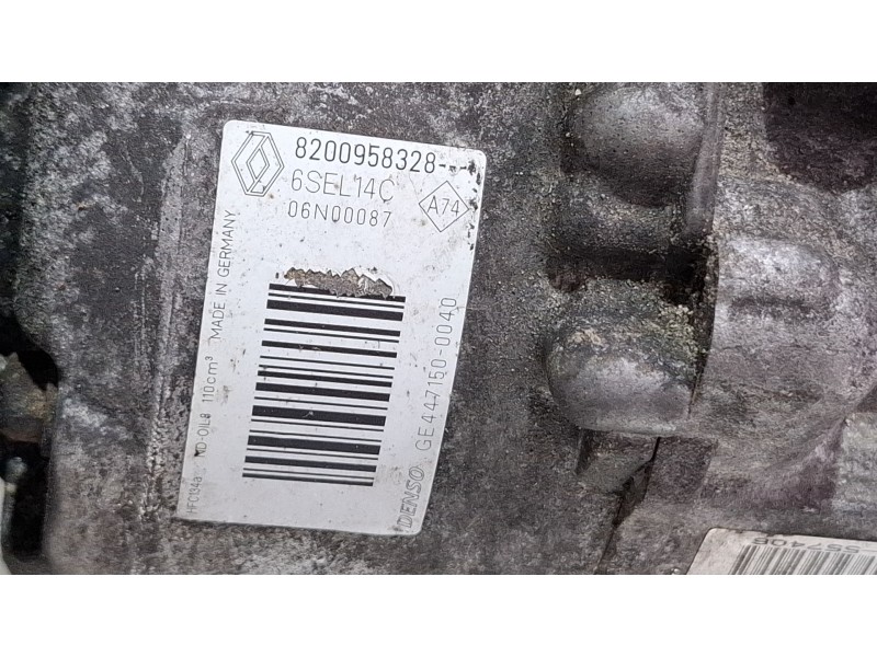 Recambio de compresor aire acondicionado para renault scenic referencia OEM IAM 8200958328  