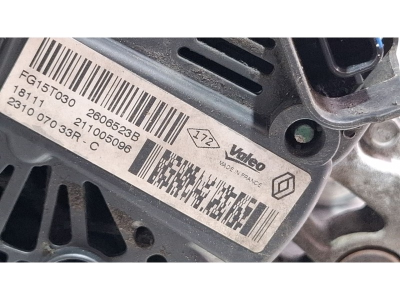 Recambio de alternador para renault scenic referencia OEM IAM 231007033R  