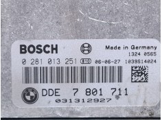 Recambio de centralita motor para bmw s3 320d e90, 2.0d, 163cv, 204d4 5ª generac. (3/05-10/11) fase1(03/05-08/08) referencia OEM 2
