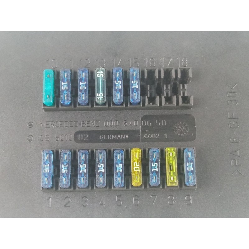 Recambio de caja reles / fusibles para volkswagen lt35 referencia OEM IAM 0005400650 08 5010 02 