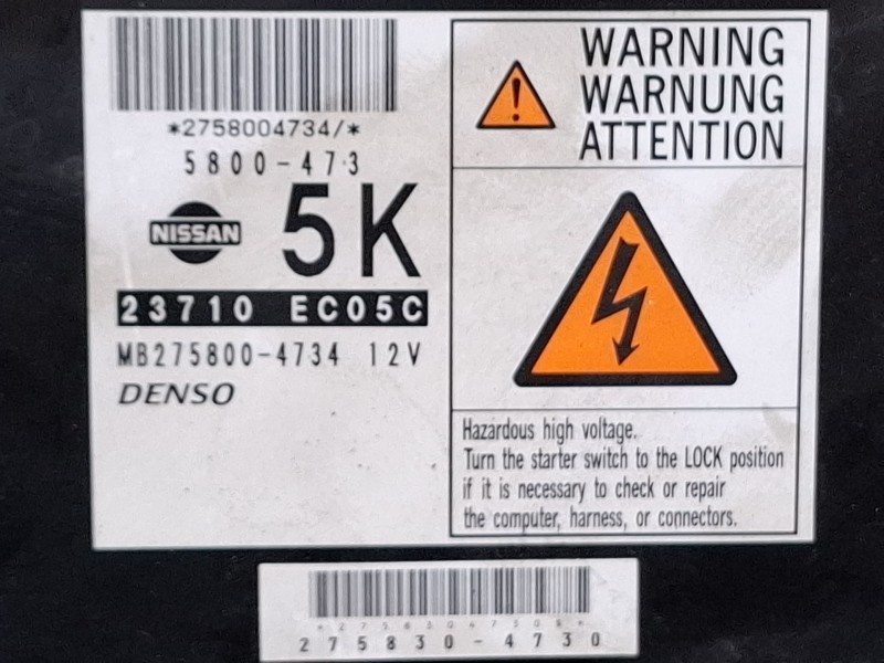 Recambio de centralita motor para nissan pathfinder referencia OEM IAM 23710ECO5C  