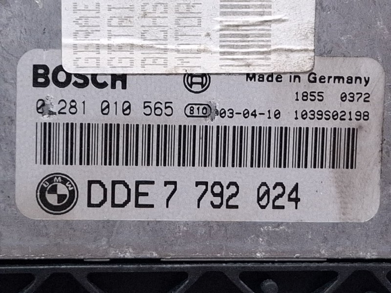 Recambio de centralita motor para bmw compact referencia OEM IAM 0281010565 / 7792024  