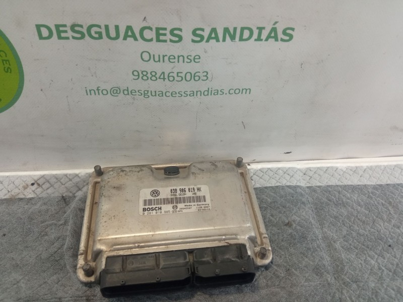 Recambio de centralita motor para seat león referencia OEM IAM 0281010985-038906019HK  