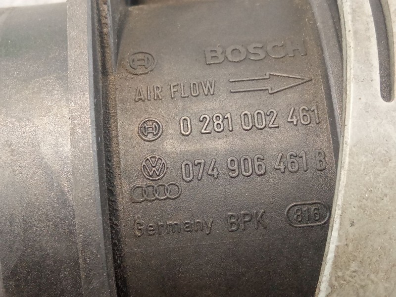 Recambio de caudalimetro para seat león referencia OEM IAM 0281002461-074906461B  