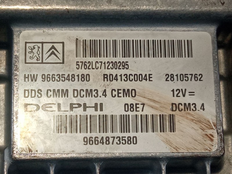 Recambio de centralita motor para peugeot 307 referencia OEM IAM 9664873580  