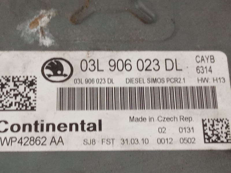 Recambio de centralita motor para skoda fabia referencia OEM IAM 03L906023DL5WP428622AA   Recambio de centralita motor para skoda fabia referencia OEM IAM 03L906023DL5WP428622AA