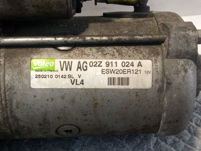 Recambio de motor arranque para seat altea referencia OEM IAM AG02Z911024AESW20ER121  