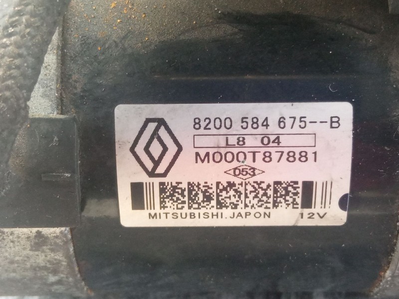 Recambio de motor arranque para renault kangoo referencia OEM IAM 8200584675B MOOOT87881 