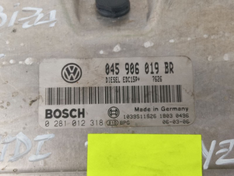 Recambio de centralita motor para seat ibiza referencia OEM IAM 045906019BR 0281012318 