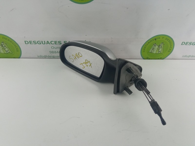 Recambio de espejo retrovisor izquierdo manual para citroën saxo referencia OEM IAM   