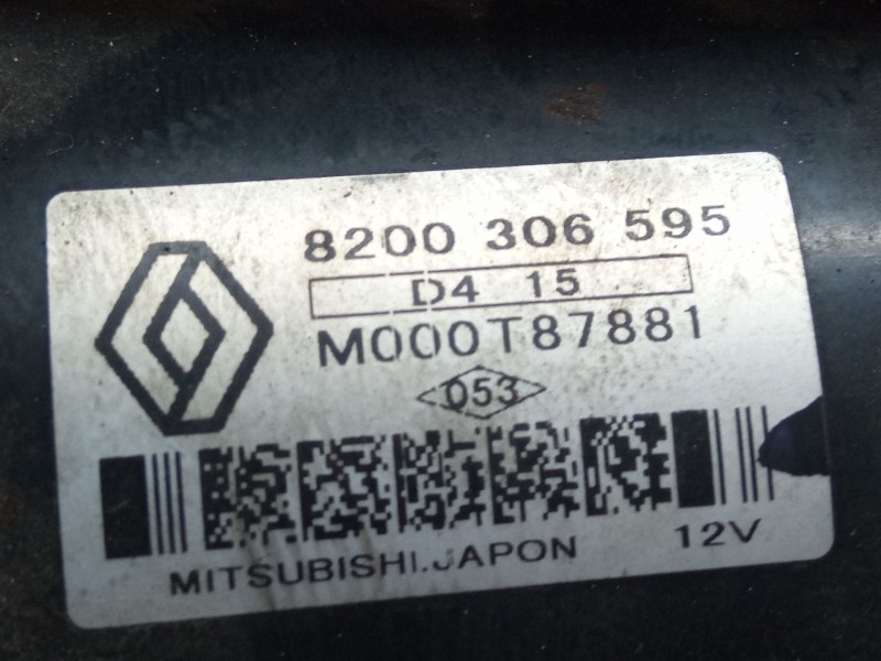 Recambio de motor arranque para renault megane referencia OEM IAM 8200306595  
