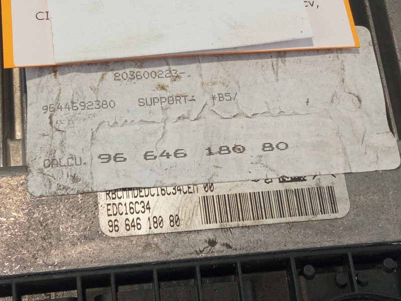 Recambio de centralita motor para citroën c4 referencia OEM IAM 9664618080  