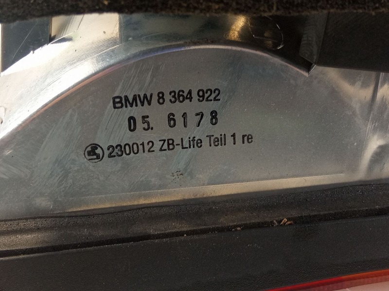 Recambio de piloto carrocería trasero derecho para bmw 320d referencia OEM IAM 8364922  