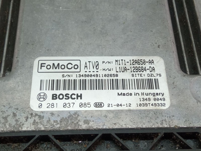 Recambio de centralita motor para ford focus referencia OEM IAM 0281037085  