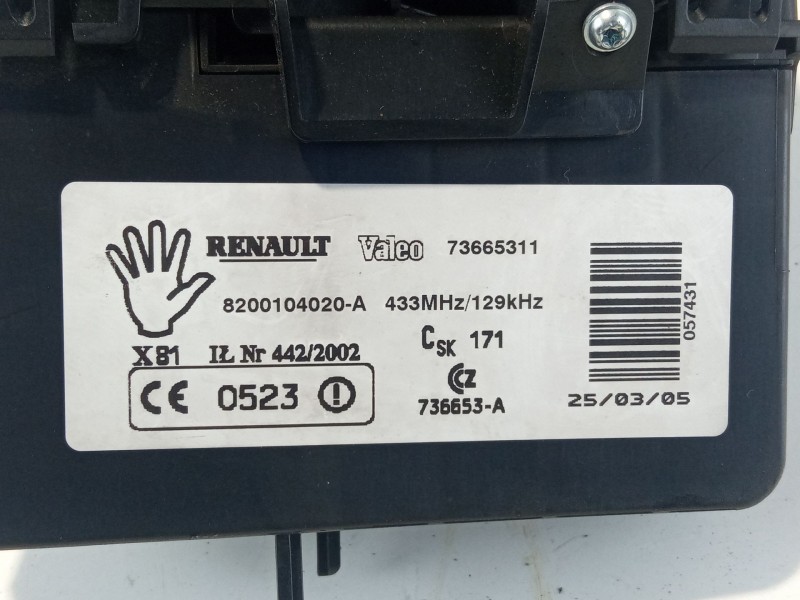 Recambio de llave tarjeta encendido para renault grand espace grand espace referencia OEM IAM 8200104020-A 73665311 