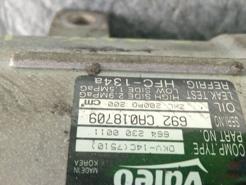 Recambio de compresor aire acondicionado para ssangyong actyon referencia OEM IAM 6642300011  