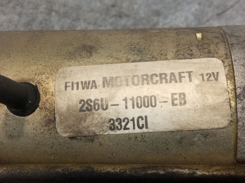 Recambio de motor arranque para ford fusion referencia OEM IAM 2s60-11000-EB  