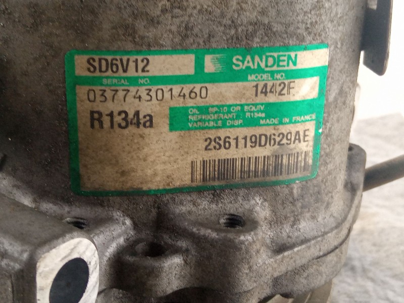 Recambio de compresor aire acondicionado para ford fusion referencia OEM IAM SD6V12  