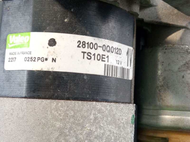 Recambio de motor arranque para peugeot 107 referencia OEM IAM 281000Q012DTS10E1  