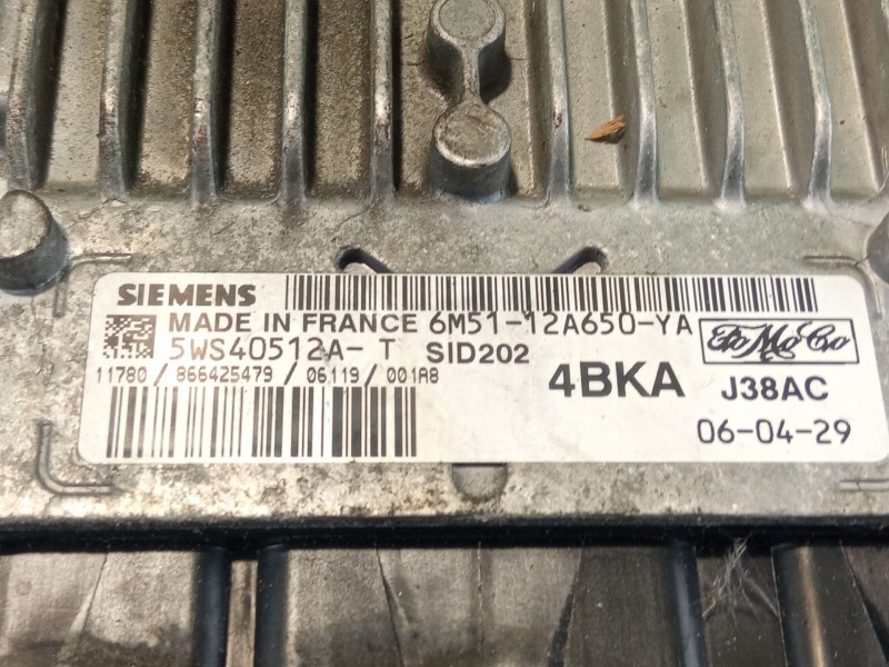 Recambio de centralita motor para ford focus referencia OEM IAM 4BKAJ38AC   Recambio de centralita motor para ford focus referencia OEM IAM 4BKAJ38AC