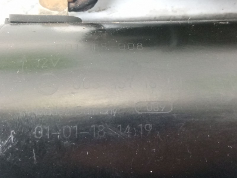 Recambio de motor arranque para mercedes benz clase a referencia OEM IAM 0051511601  