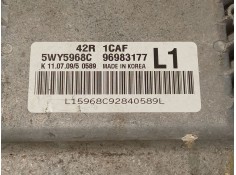 Recambio de centralita motor para chevrolet aveo 1.2 16v ls referencia OEM IAM 5WY5968C 96983177  2