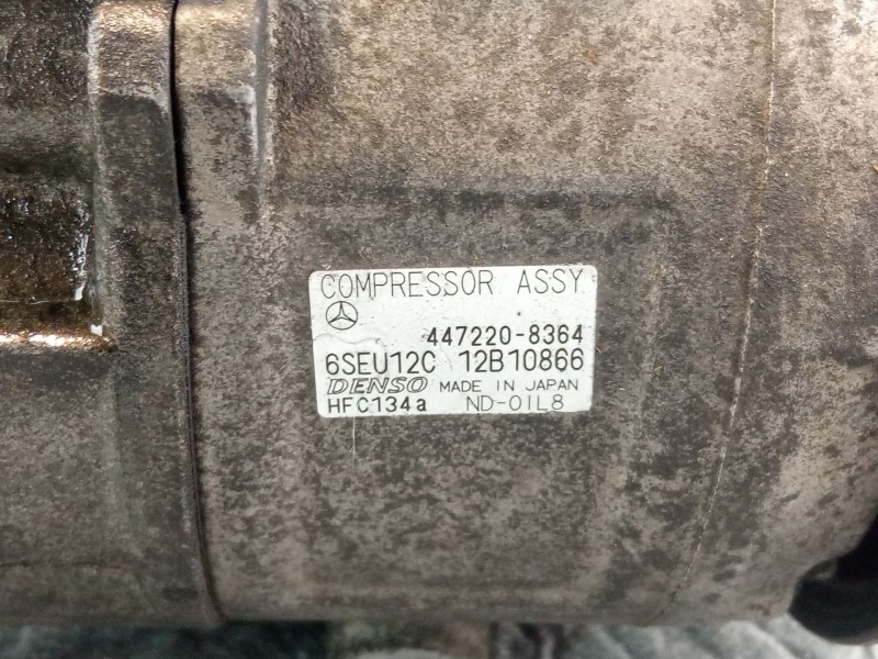 Recambio de compresor aire acondicionado para mercedes benz clase a referencia OEM IAM 447220-8364  